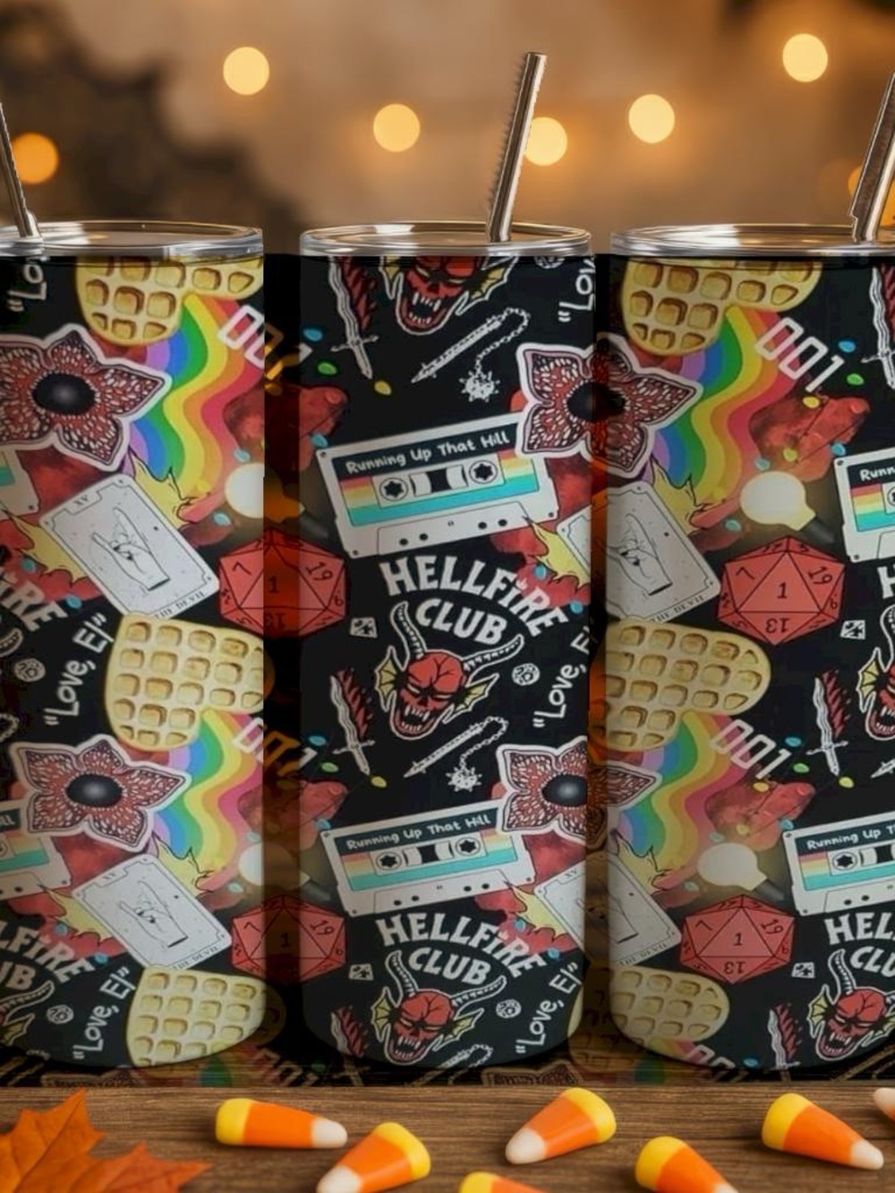 Hellfire Club Waffles Stainless Steel Tumbler